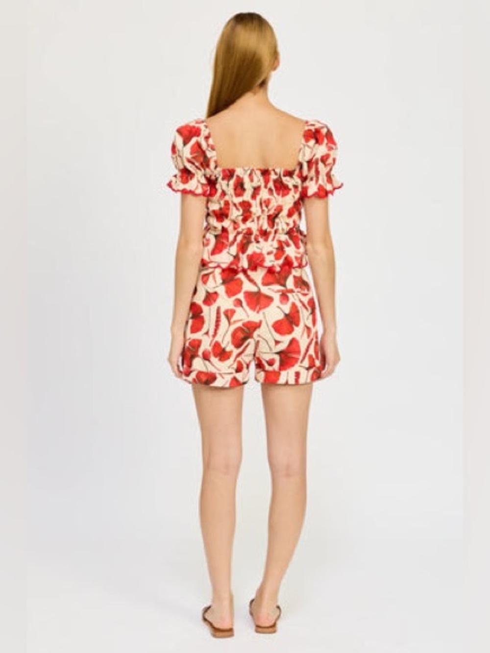 En Saison Josie Top and Belted Shorts Set $194 Size Small - Picture 5 of 11